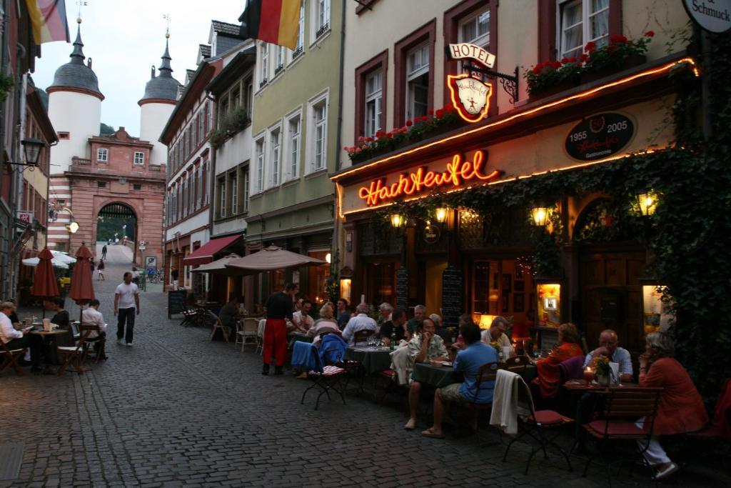 Hotel-Restaurant Hackteufel Heidelberg Eksteriør billede